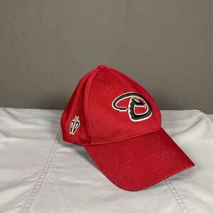 MLB Arizona Diamondbacks Youth Red Baseball‎ Hat Adjustable D-Snake Logo Cap